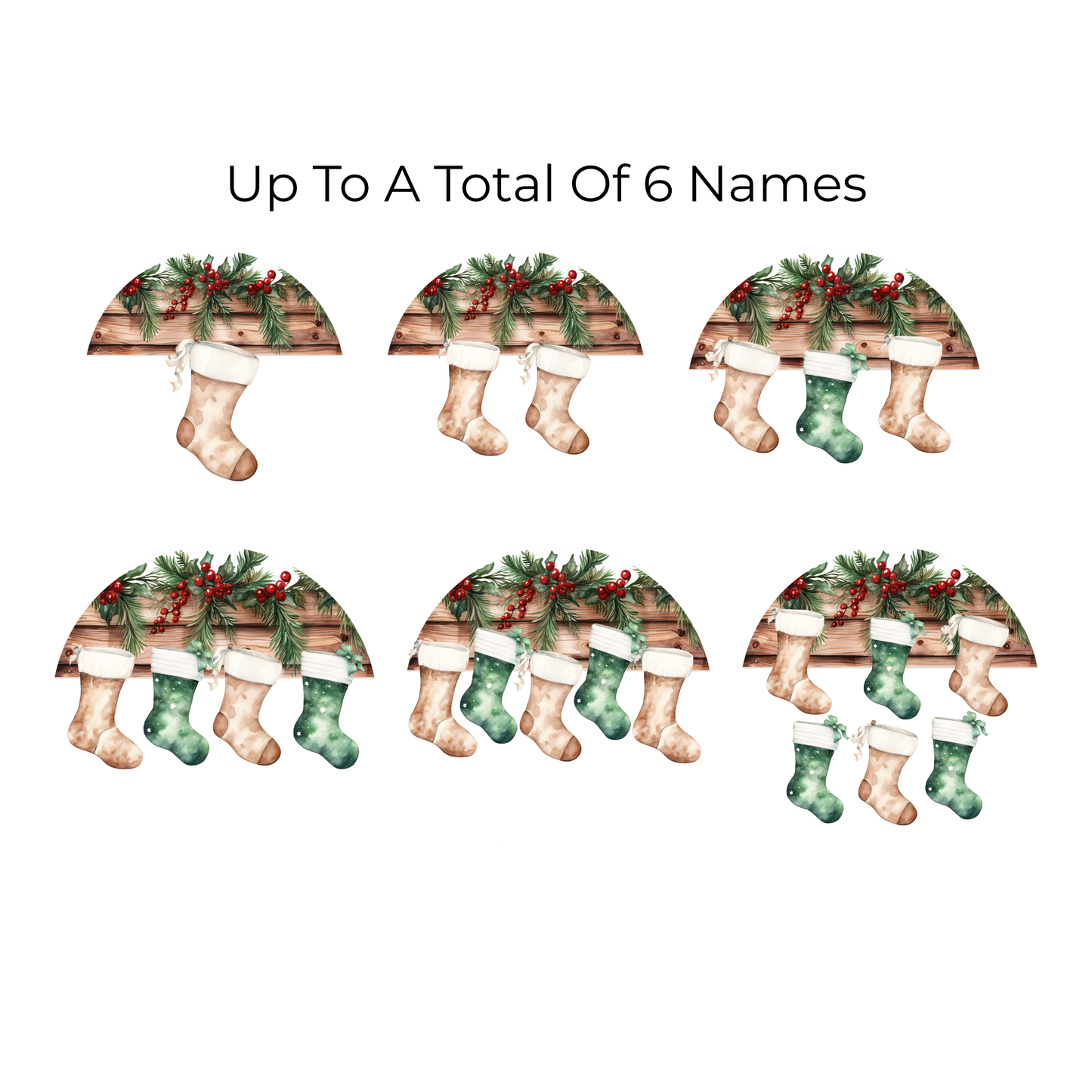 Family Stocking-Personalized Acrylic Ornament (57)