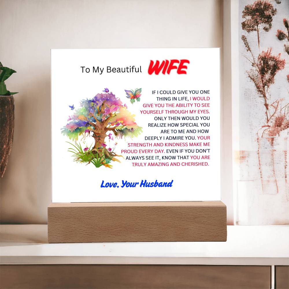 Acrylic Square Plaque