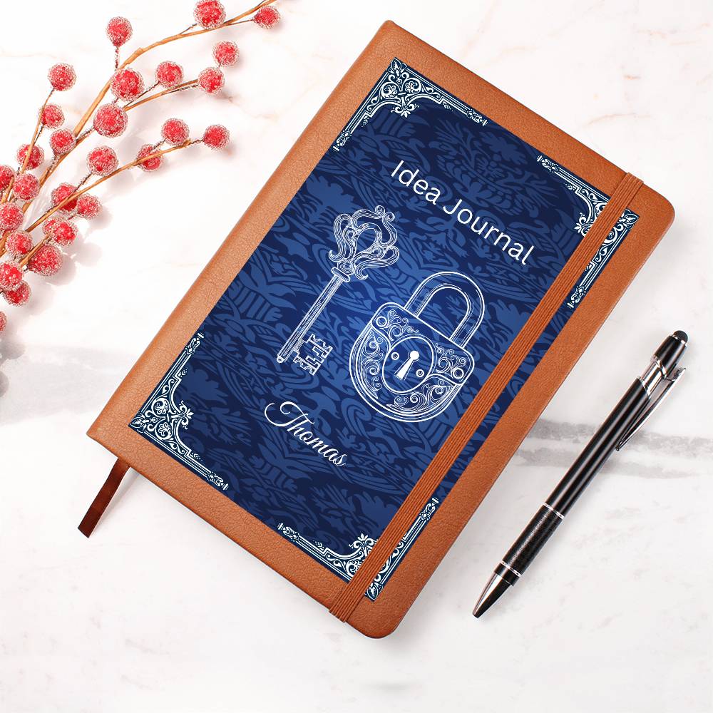 Graphic Leather Journal-Premium Idea Book (33)