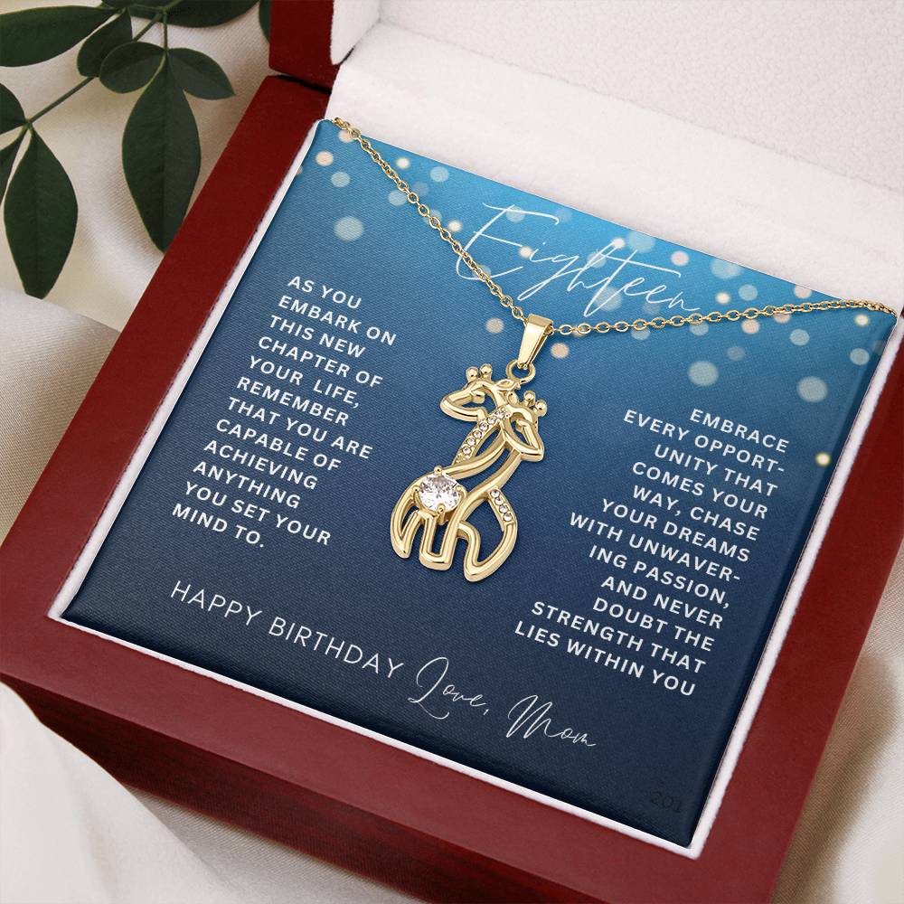 Eighteen-Giraffe Necklace 201