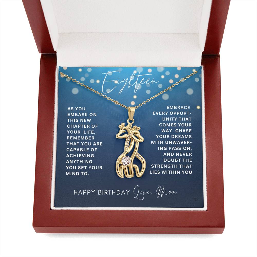 Eighteen-Giraffe Necklace 201