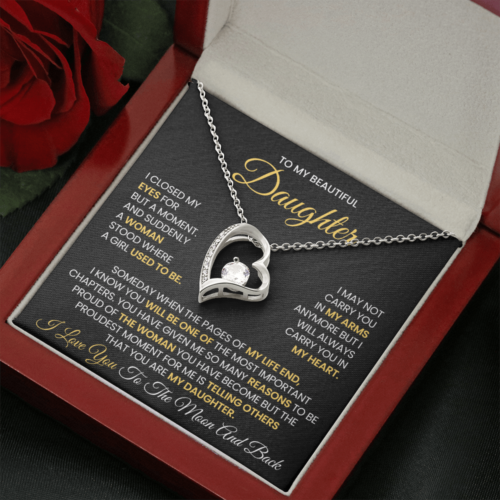 Daughter -Forever Love Necklace β You Will Always Be My Heart (14)