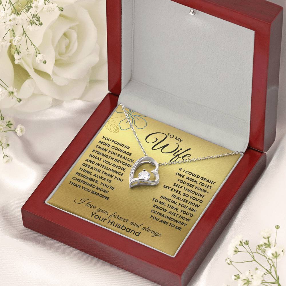 Wife – Forever Love Necklace, Endless Love Gift (40)
