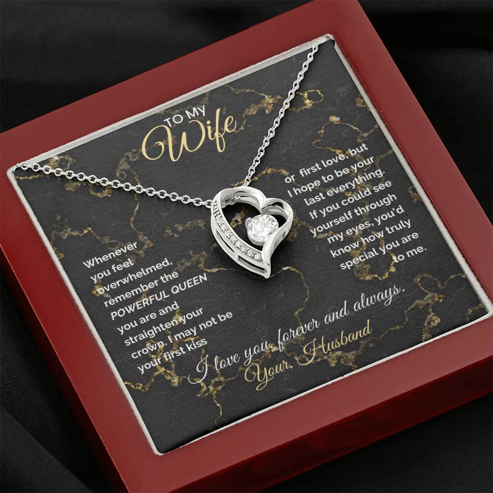 Wife- Forever Love Necklace – My Heart Belongs to You (138E)