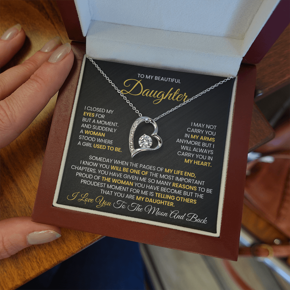 Daughter -Forever Love Necklace β You Will Always Be My Heart (14)