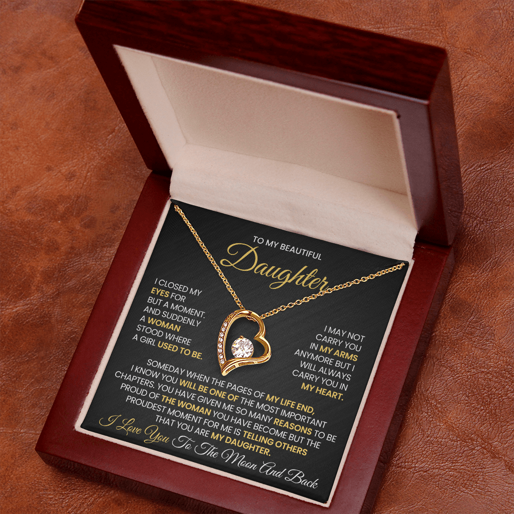 Daughter -Forever Love Necklace β You Will Always Be My Heart (14)