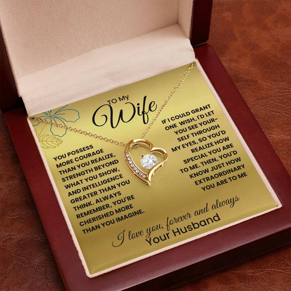 Wife – Forever Love Necklace, Endless Love Gift (40)