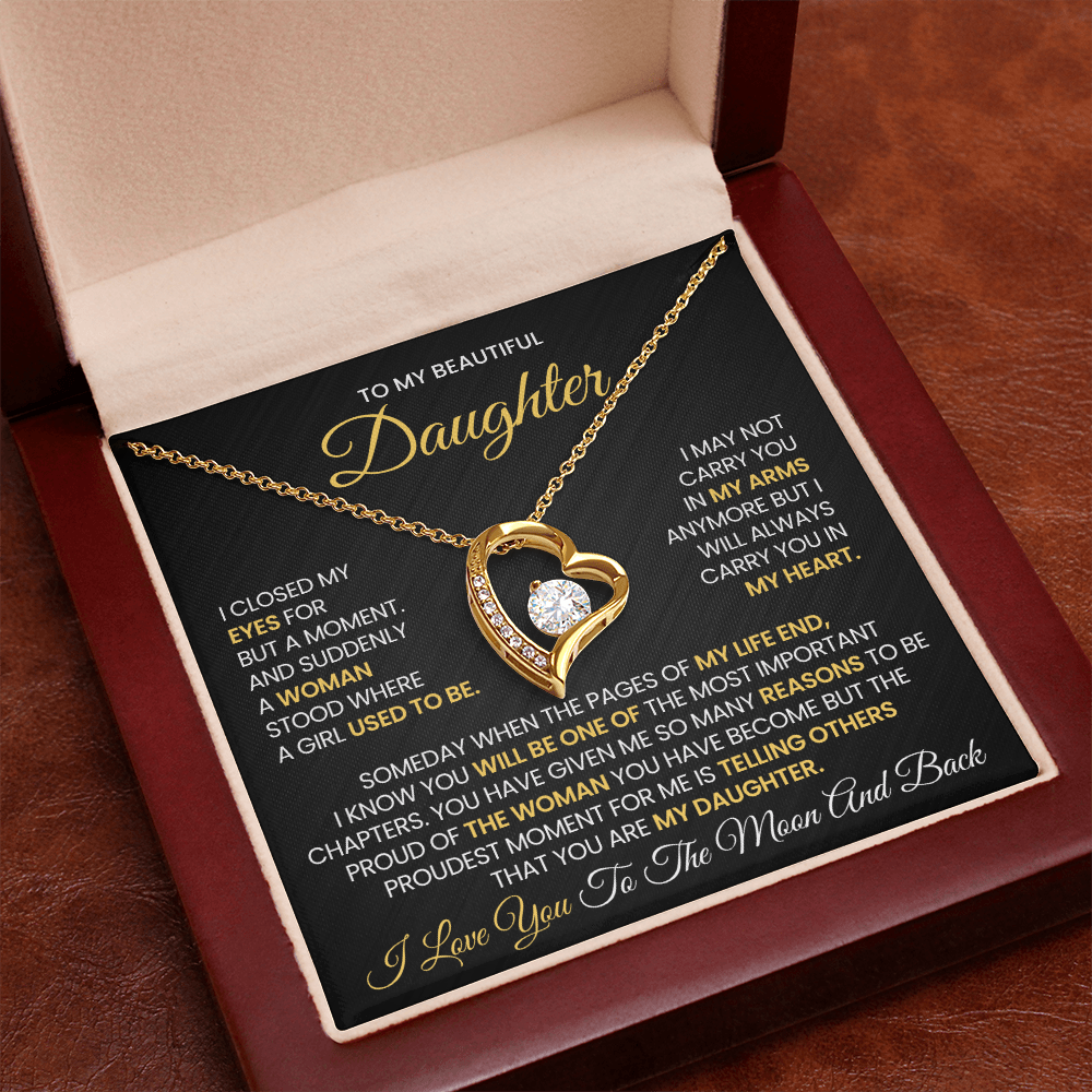 Daughter -Forever Love Necklace β You Will Always Be My Heart (14)