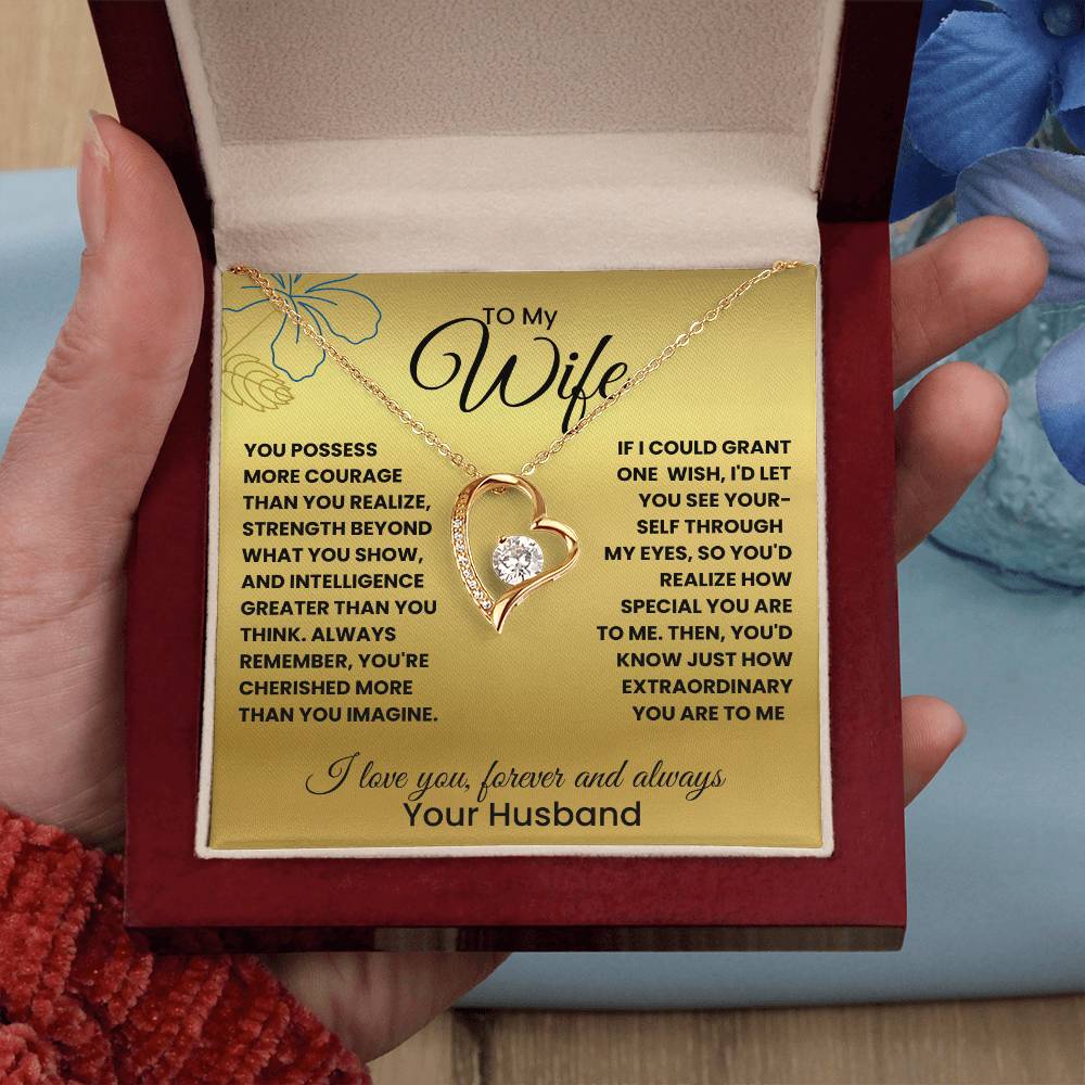 Wife – Forever Love Necklace, Endless Love Gift (40)