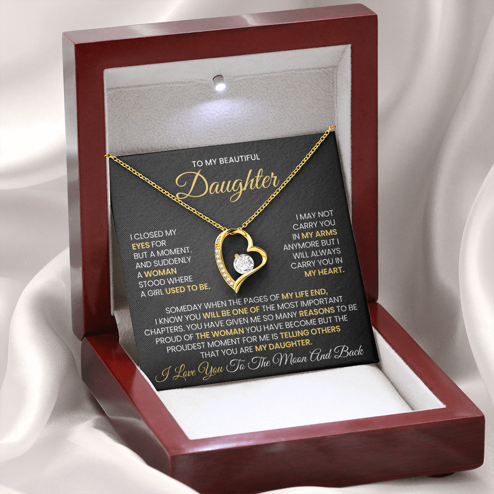 Daughter -Forever Love Necklace β You Will Always Be My Heart (14)