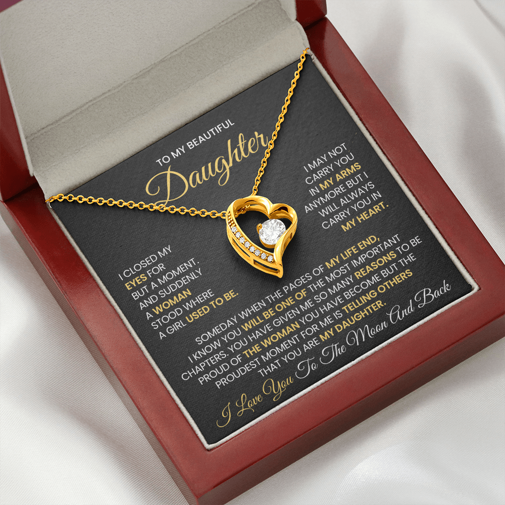 Daughter -Forever Love Necklace β You Will Always Be My Heart (14)