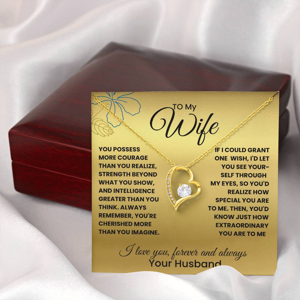 Wife – Forever Love Necklace, Endless Love Gift (40)