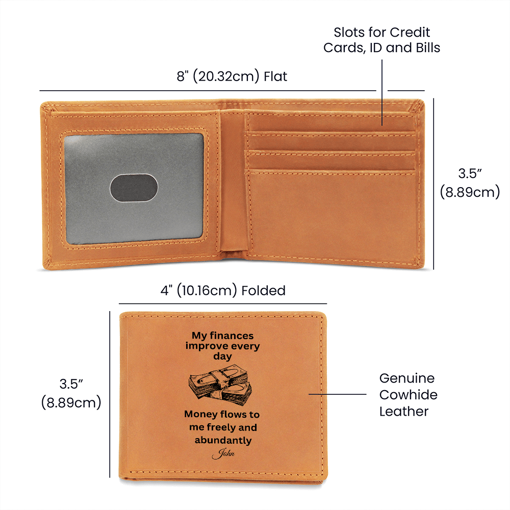 Personalize this Graphic Leather Wallet  1