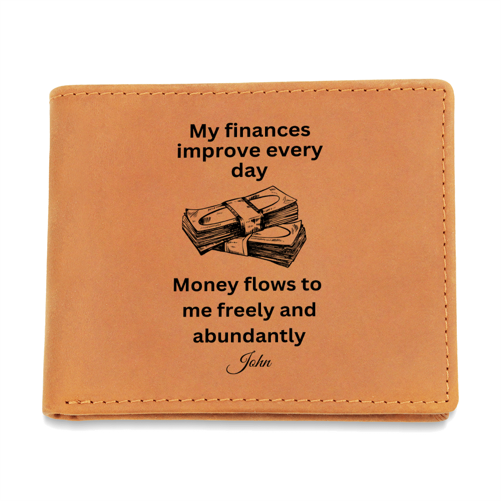 Personalize this Graphic Leather Wallet  1