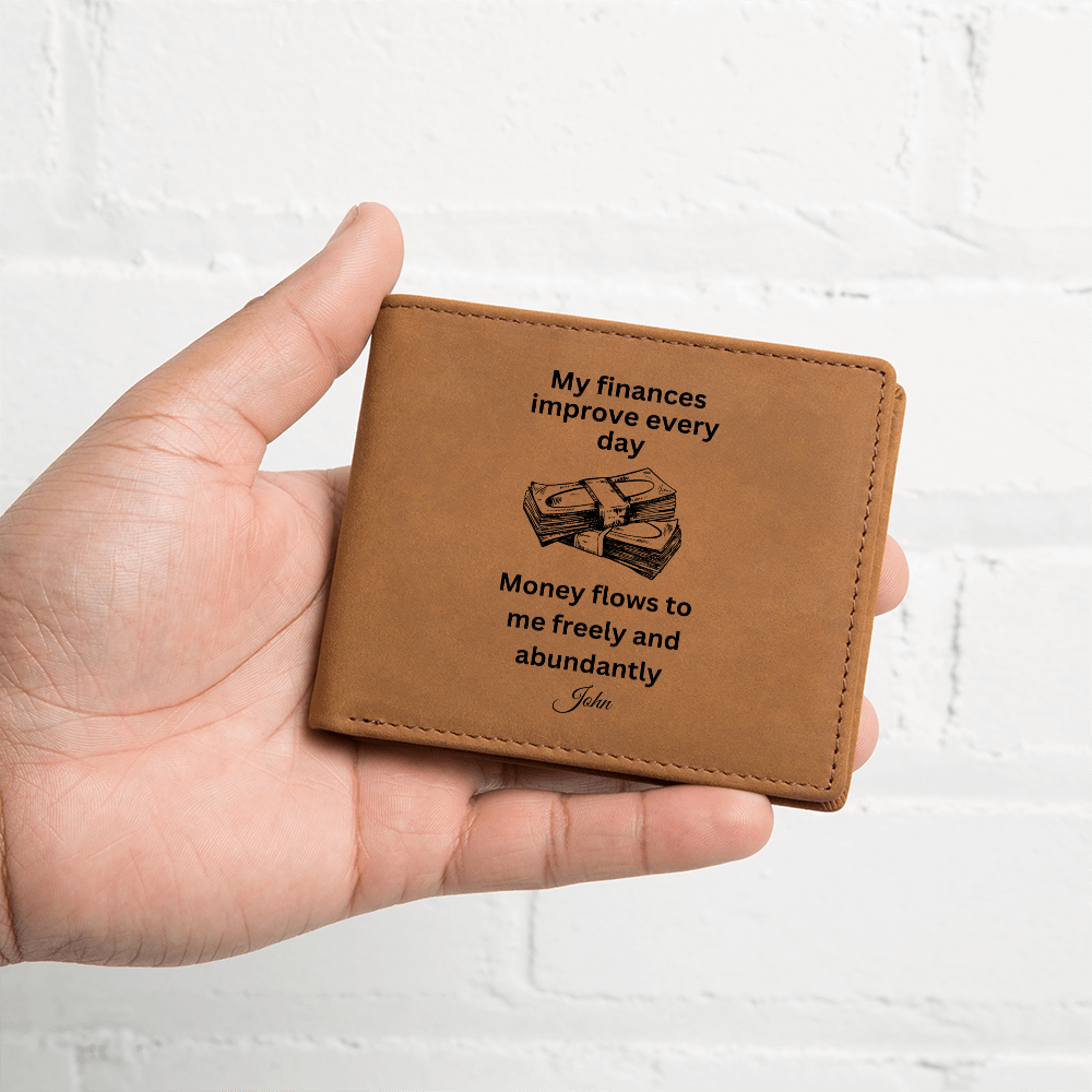 Personalize this Graphic Leather Wallet  1