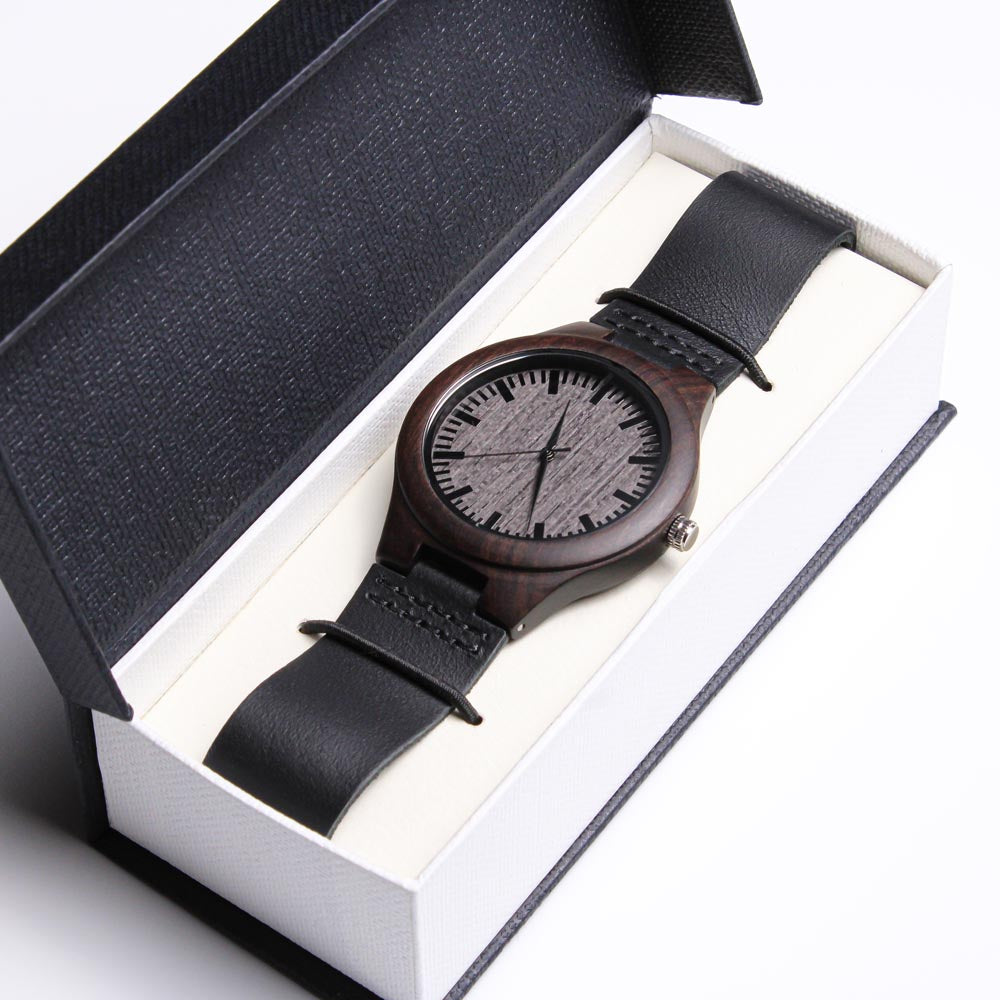 Believe In Yourself-Engraved Wooden Watch 20