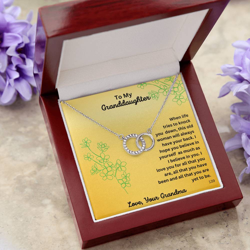 Granddaughter-Perfect Pair Necklace 139