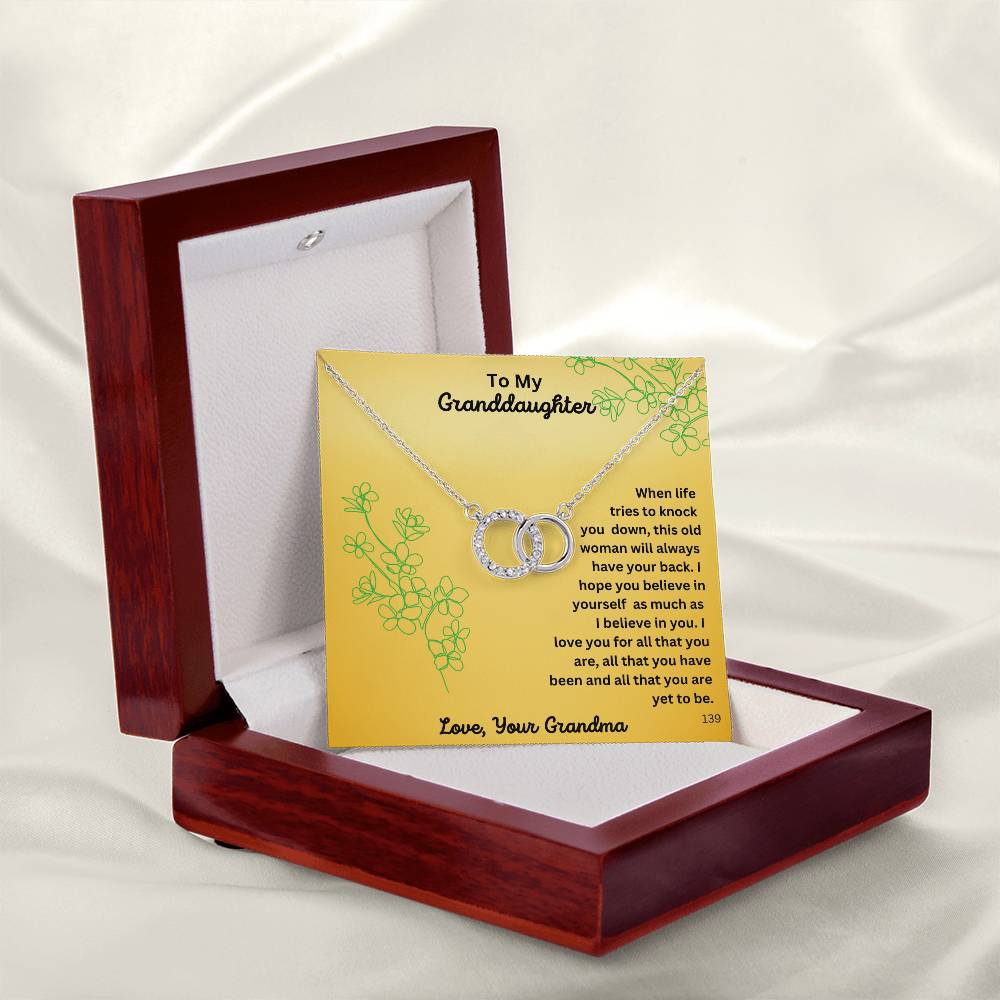 Granddaughter-Perfect Pair Necklace 139
