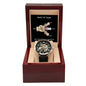 Dad-Men's Openwork Watch with Message Card 137