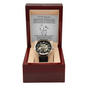 Grandson-Personalized this  Men's Openwork Watch 67