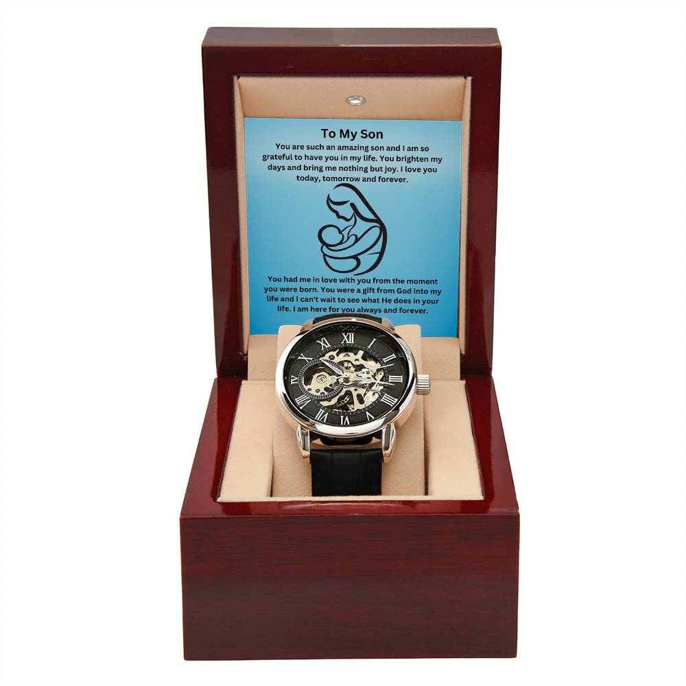 Son-Men's Openwork Watch 75
