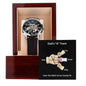 Dad-Men's Openwork Watch with Message Card 137