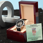 Grandson-Always be brave and strong-The Men's Openwork Watch 69