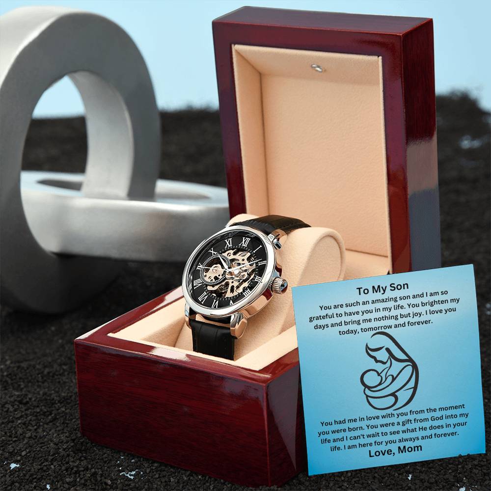 Son-Men's Openwork Watch 75