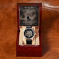 Son-Men's Openwork Watch with Message Card 65