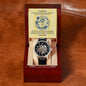 Son-Men's Openwork Watch with Message Card 68