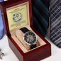 Son-Men's Openwork Watch with Message Card 68