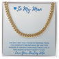My Man-Cuban Link Chain with a Message Card 86
