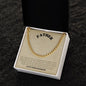 Father-Cuban Link Chain with a Message Card 28