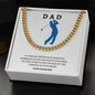 Dad-Cuban Link Chain with a Message Card