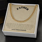 Father-Cuban Link Chain with a Message Card 28