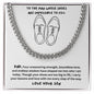 Dad-Cuban Link Chain with Message Card 146
