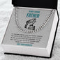 Dad-Cuban Link Chain with a Message Card 45