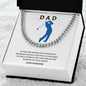 Dad-Cuban Link Chain with a Message Card