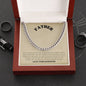 Father-Cuban Link Chain with a Message Card 28