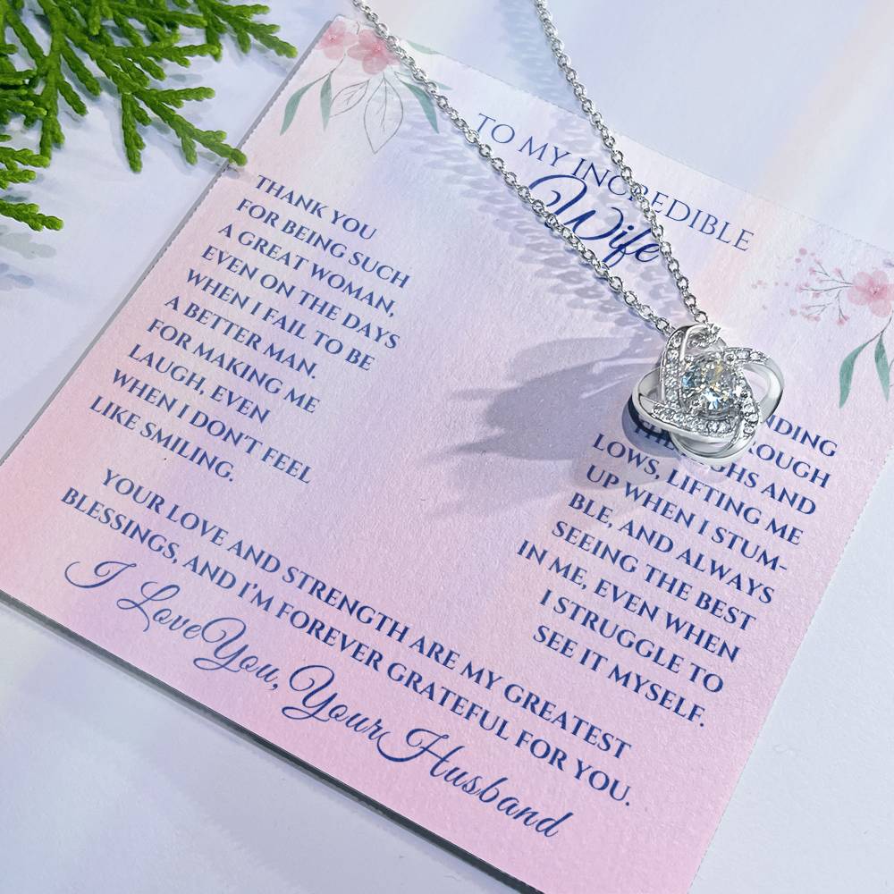 Wife -Love Knot Necklace (23)