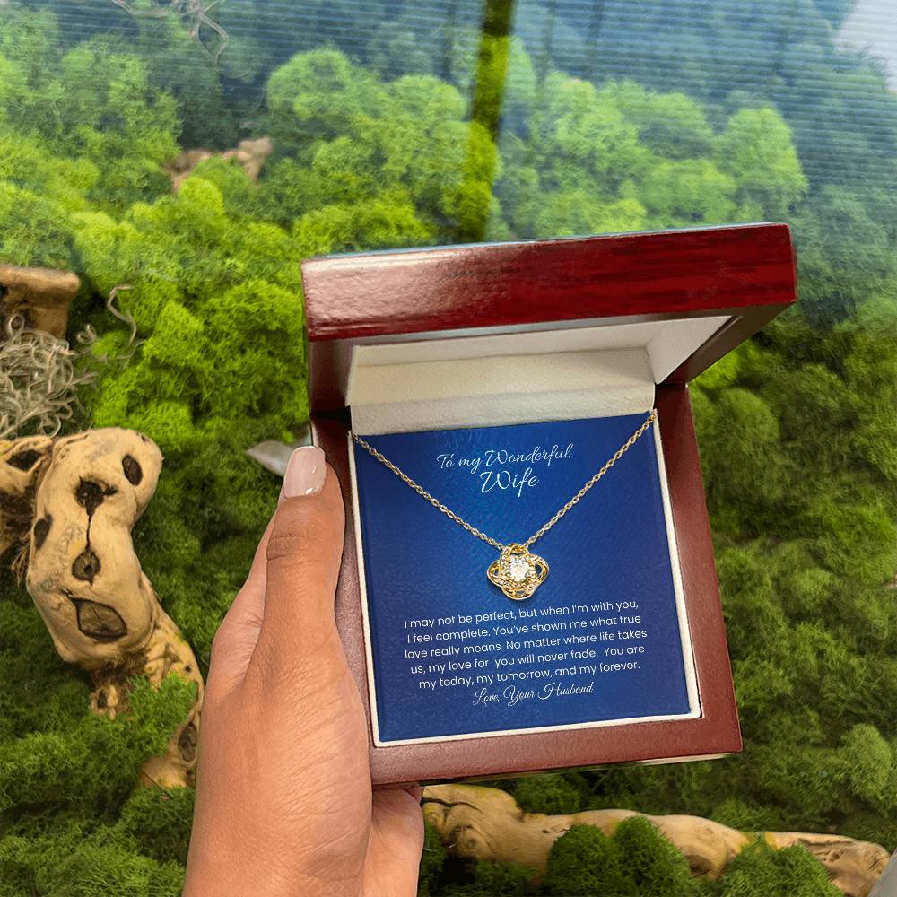 Wife β Love Knot Necklace, Unbreakable Bond (29)