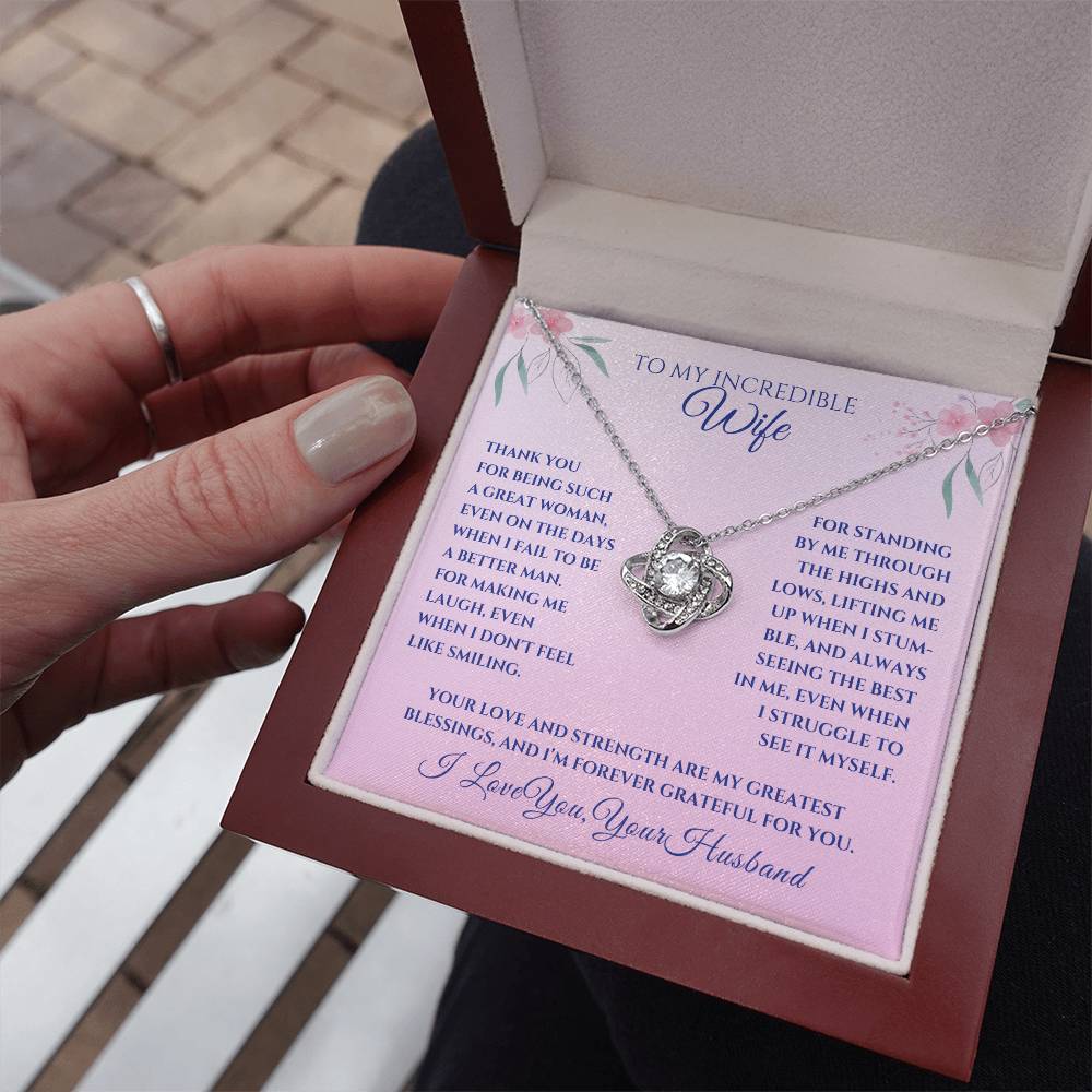 Wife -Love Knot Necklace (23)