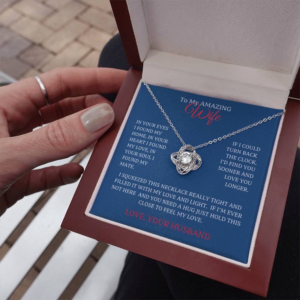 Wife- Love Knot Necklace – Eternal Love (75D)