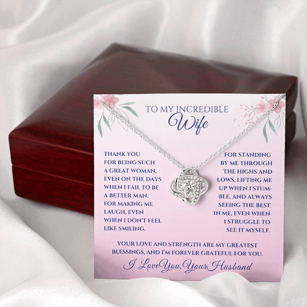 Wife -Love Knot Necklace (23)