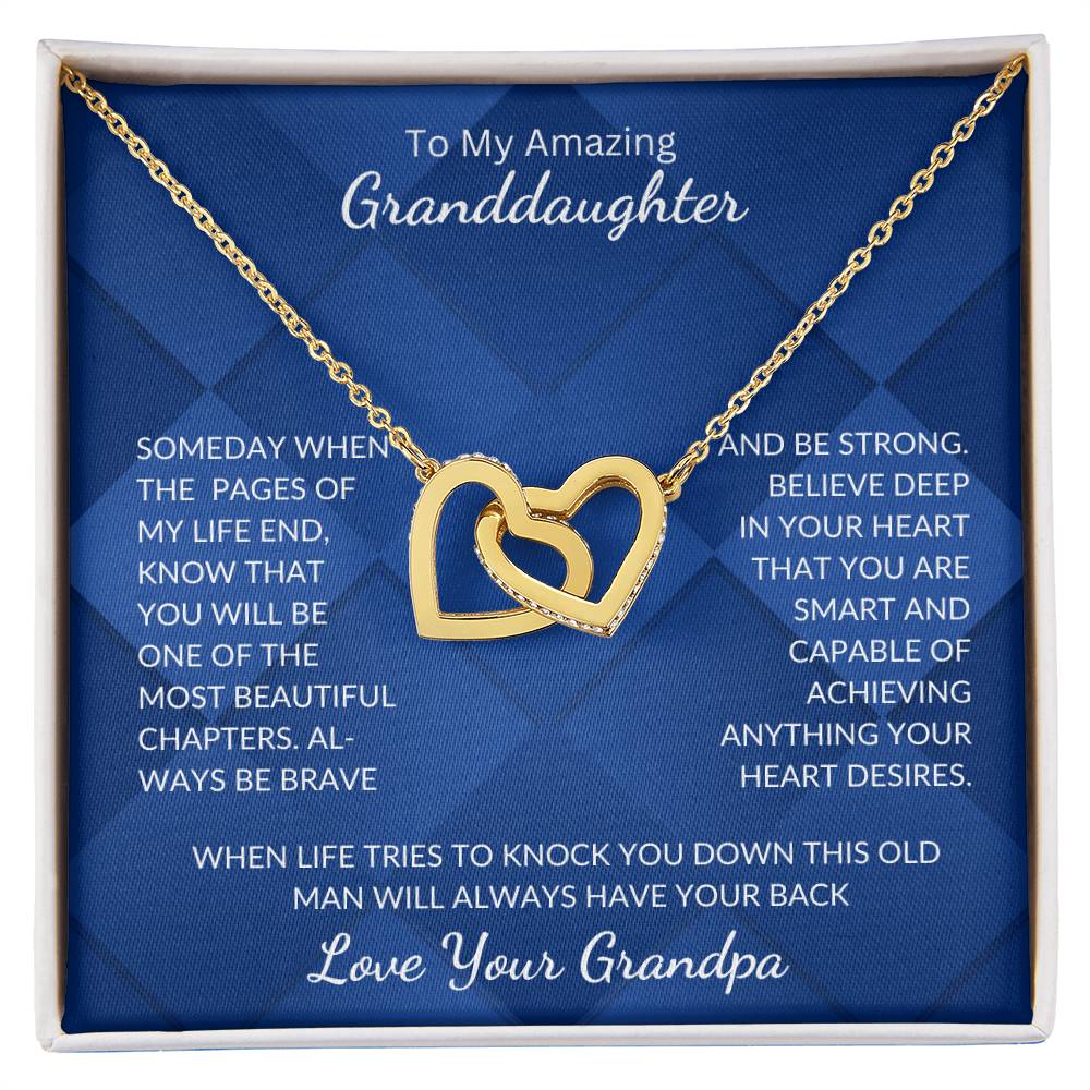 Granddaughter-Interlocking Heart Necklace (64)