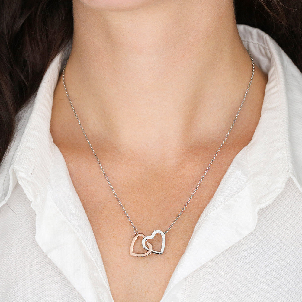 Celebrate Your Unbreakable Bond β Interlocking Hearts Necklace