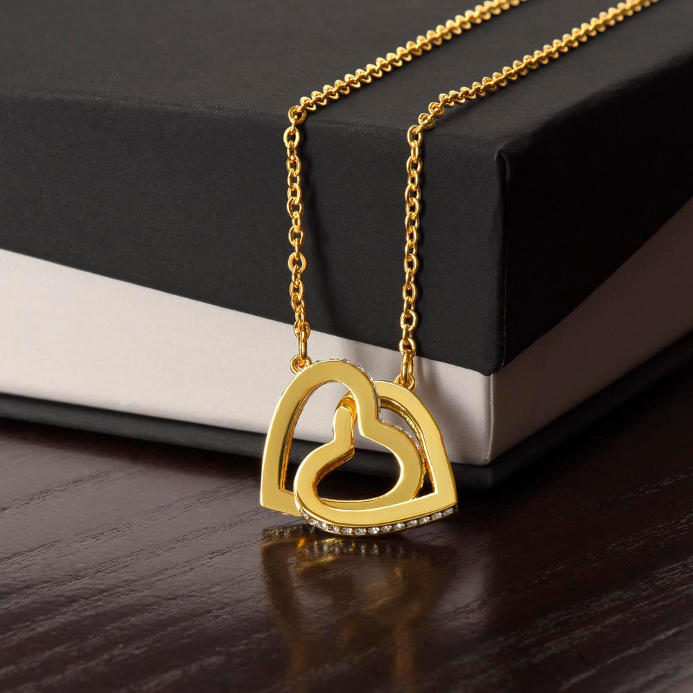 Celebrate Your Unbreakable Bond β Interlocking Hearts Necklace