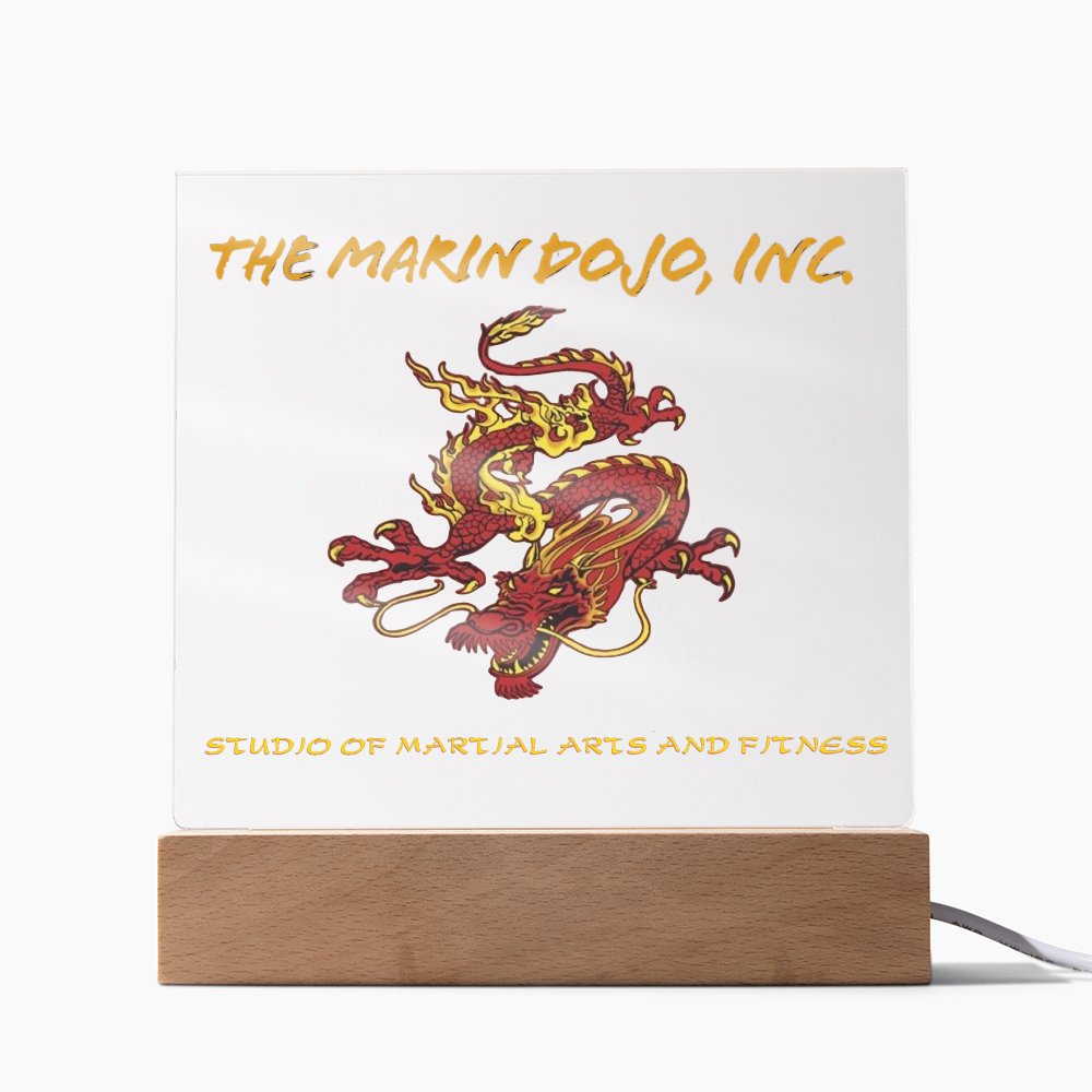 Business Printed Square Acrylic Plaque- Dojo 85