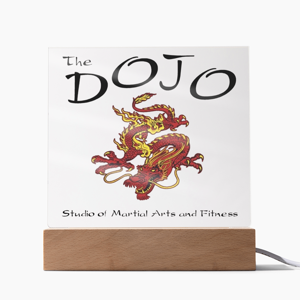 Business-Corporate Lighted Square Showcase Plaque-The Dojo 84