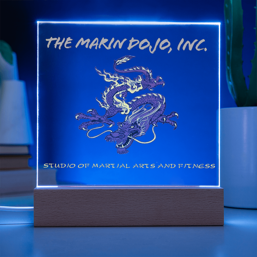 Business Printed Square Acrylic Plaque- Dojo 85